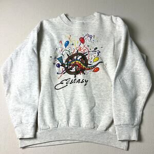 Vintage Rudman 90's Classic Cruise Ship Mens Size XL White Crewneck Sweatshirt